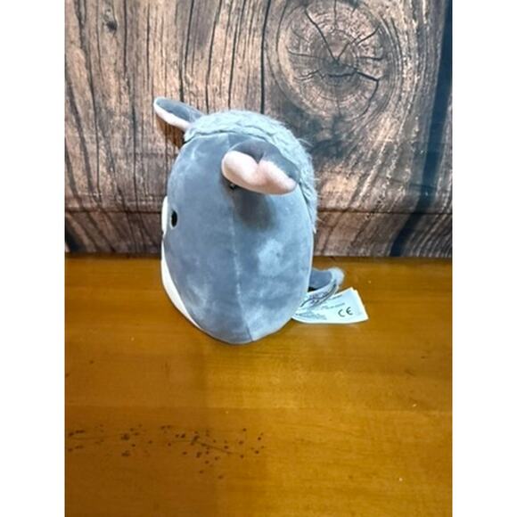Squishmallows Jason the Gray Donkey Mini Plush Toy Retired 2023 Farm Squad - Picture 4 of 5